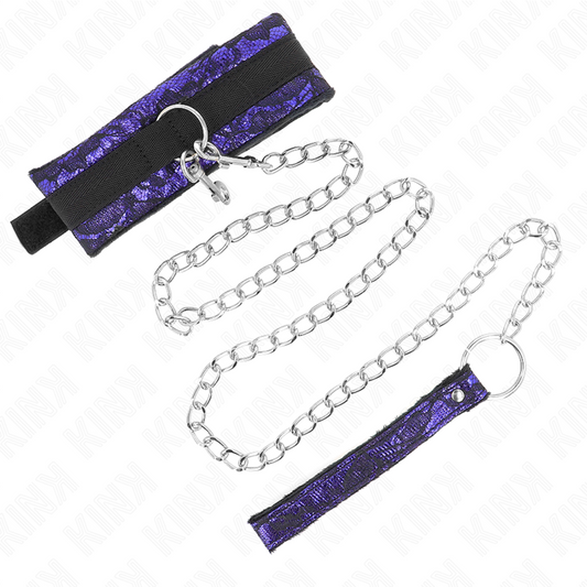Kinkshort Velvet Lace Necklace With Belt 105 Cm With Nylon Trim 44 X 5.5 Cm | Niks.fi verkkokauppa