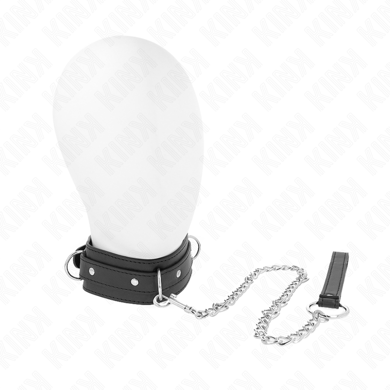 Kinknecklace With Leash 65 Cm 3 Ring Model 1 Adjustable 38-49 Cm X 5 Cm | Niks.fi verkkokauppa