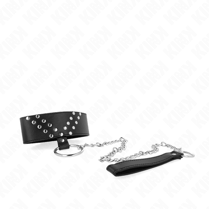 Kinknecklace With Belt 65 Cm With V Rivet Adjustable 36-43 Cm X 5 Cm | Niks.fi verkkokauppa