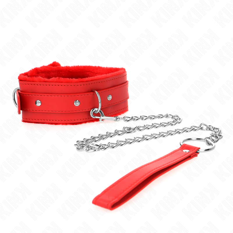 Kinkcollar With Leash 65 Cm With Restrictions Red 36-42 Cm X 5.5 Cm | Niks.fi verkkokauppa
