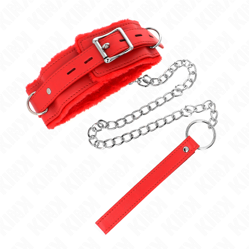 Kinkcollar With Leash 65 Cm With Restrictions Red 36-42 Cm X 5.5 Cm | Niks.fi verkkokauppa