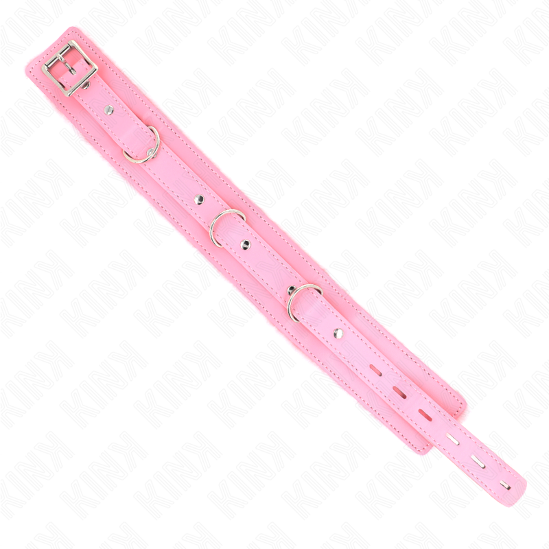 Kinkcollar With Leash 65 Cm With Restrictions Pink 36-42 Cm X 5.5 Cm | Niks.fi verkkokauppa