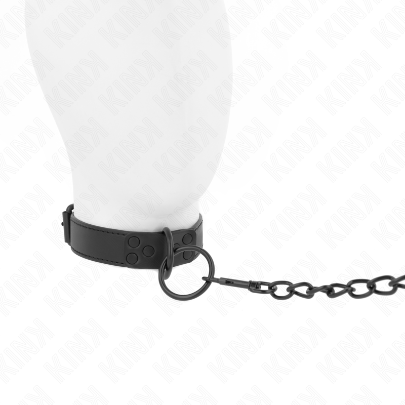 Kinkcollar With Dark Leash 65 Cm Adjustable 37-54 Cm X 3 Cm | Niks.fi verkkokauppa