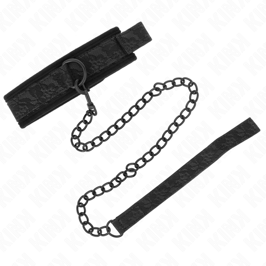 Kinkbasic Model Collar With Leash 77 Cm Model 5 Ajustable 34-54 Cm X 5 Cm | Niks.fi verkkokauppa