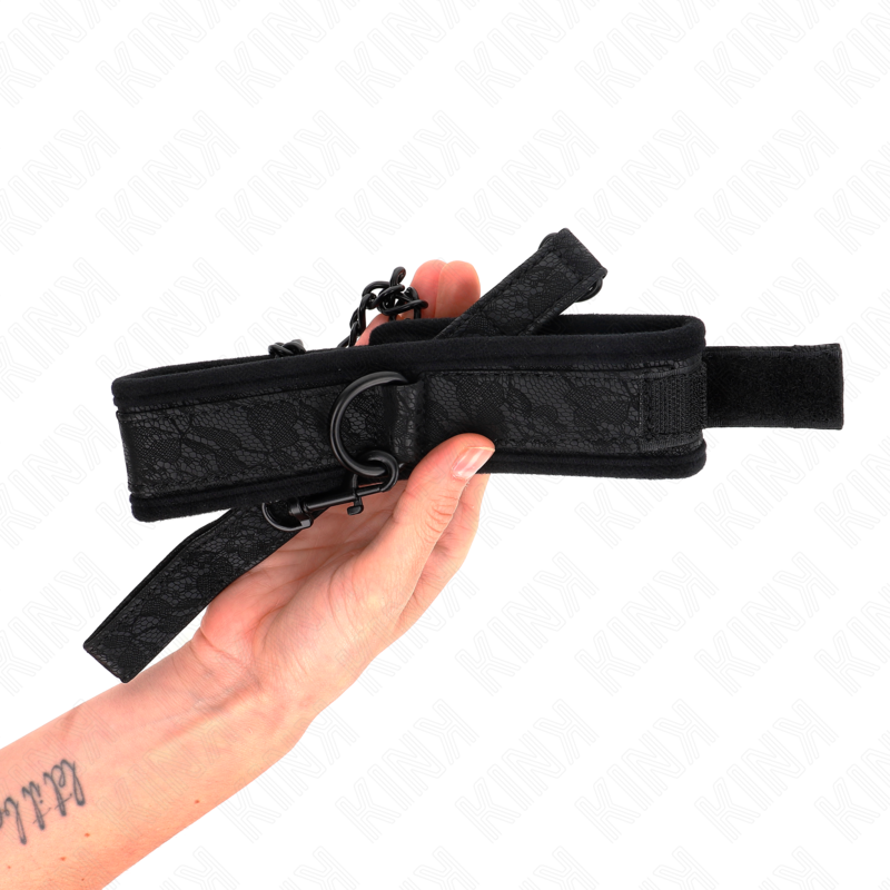 Kinkbasic Model Collar With Leash 77 Cm Model 5 Ajustable 34-54 Cm X 5 Cm | Niks.fi verkkokauppa