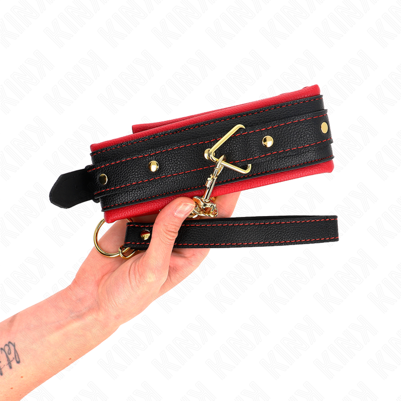 Kinkcollar With Plain Fabric Leash Adjustable 33-48 Cm X 5.7 Cm | Niks.fi verkkokauppa