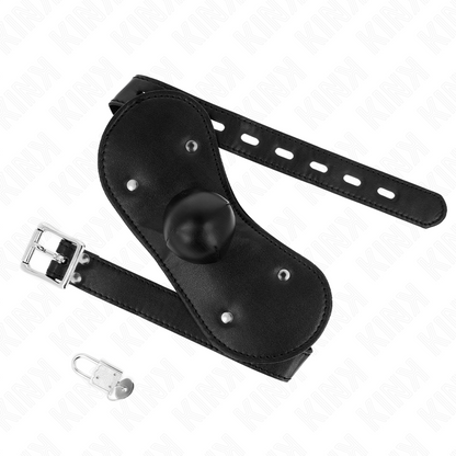 Kinkball Gag Mouth Mask With Lock Adjustable 42-60 Cm | Niks.fi verkkokauppa