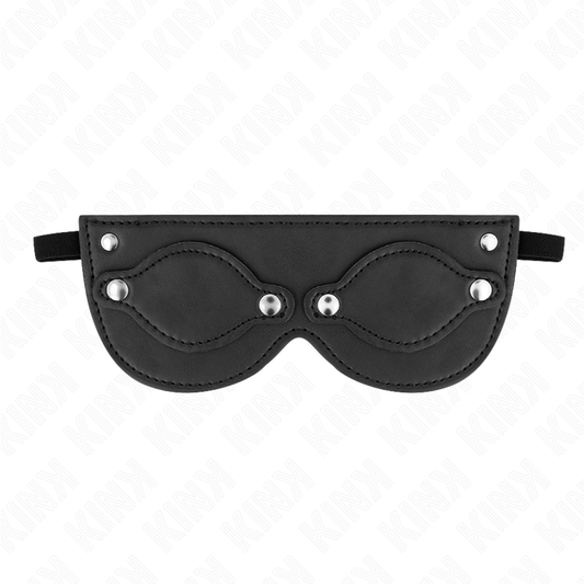 Kinkleatherette Mask With Detachable Eye Covers 22 X 9 Cm | Niks.fi verkkokauppa
