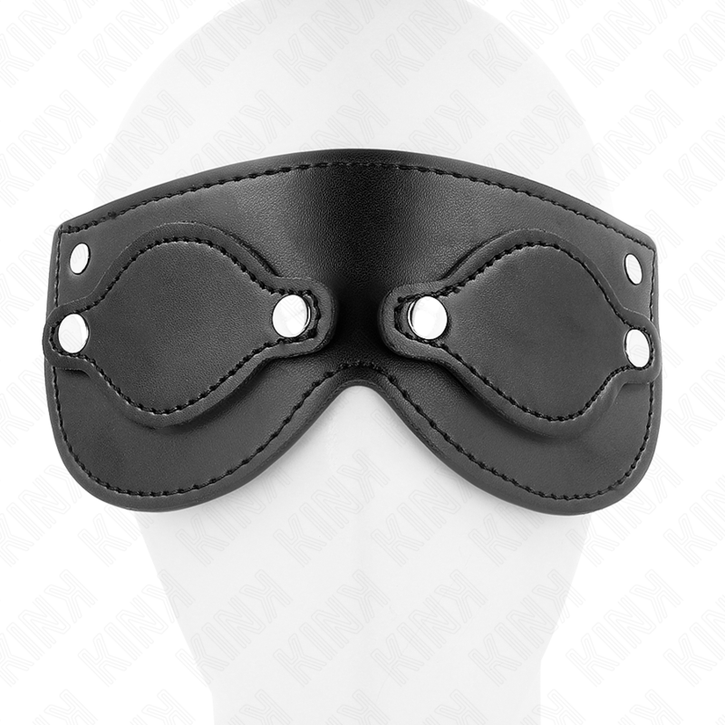 Kinkleatherette Mask With Detachable Eye Covers 22 X 9 Cm | Niks.fi verkkokauppa