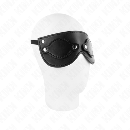 Kinkleatherette Mask With Detachable Eye Covers 22 X 9 Cm | Niks.fi verkkokauppa