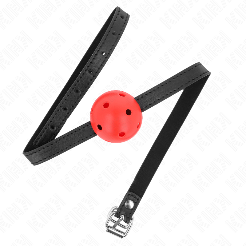 Kinksimplicity Red Breathable 4.5 Cm Ball Gag 62 X 1.5 Cm | Niks.fi verkkokauppa