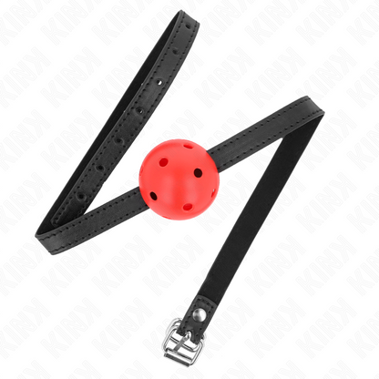 Kinksimplicity Red Breathable 4.5 Cm Ball Gag 62 X 1.5 Cm | Niks.fi verkkokauppa