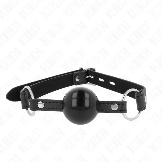 Kinktpe Ball 4 Cm Gag With Black Lock 60 X 2 Cm | Niks.fi verkkokauppa