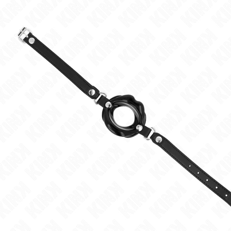 Kinklip 8 Cm Gag With Black Leatherette Strap 63 X 2 Cm Adjustable 39-58 Cm | Niks.fi verkkokauppa