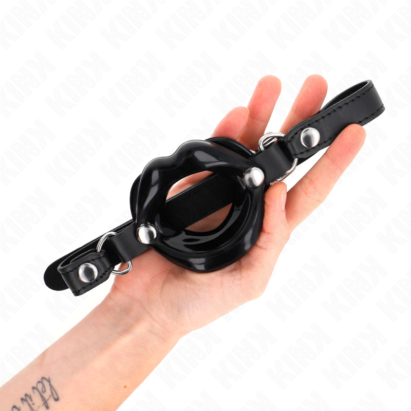 Kinklip 8 Cm Gag With Black Leatherette Strap 63 X 2 Cm Adjustable 39-58 Cm | Niks.fi verkkokauppa