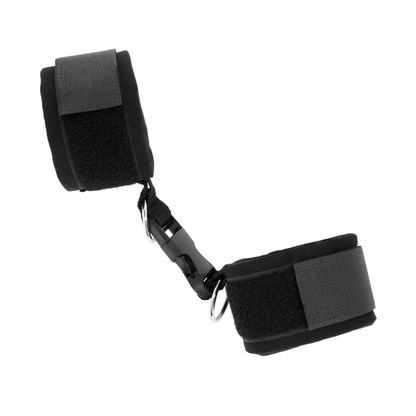Kinkneoprene Hook&Loop Fastener Wrist Restraints Black Adjustable 22-34 Cm | Niks.fi verkkokauppa