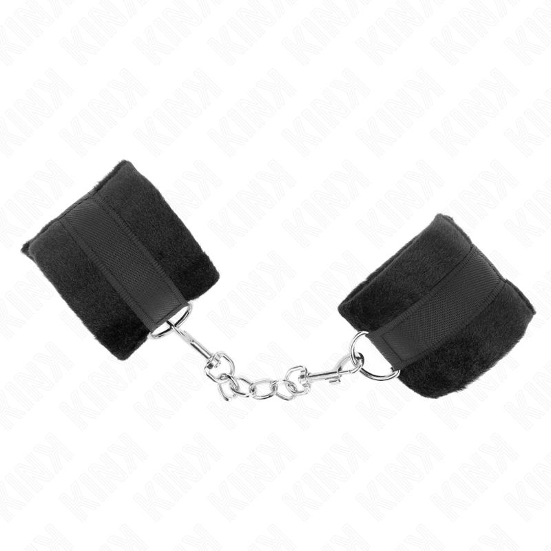 Kinkbeginner Fur Hand Cuffs Black 30 X 7 Cm | Niks.fi verkkokauppa