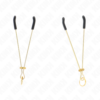 Kinkthin Nipple Clamps Gold 7 Cm | Niks.fi verkkokauppa