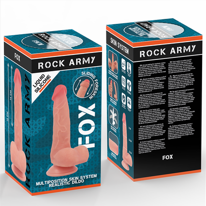 Rockarmyliquid Silicone Fox 19 Cm -O3.2 Cm | Niks.fi verkkokauppa
