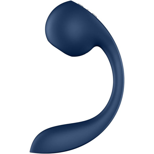 Satisfyerpro+ Wave 4 G-Spot & Air Pulse Stimulator Free App Dark Blue | Niks.fi verkkokauppa