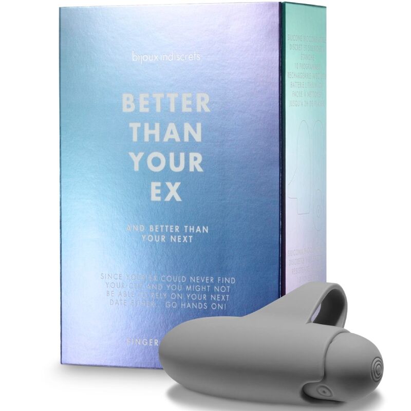 Bijouxbetter Than Your Ex Vibrator Bullet 10 Vibrations Grey | Niks.fi verkkokauppa