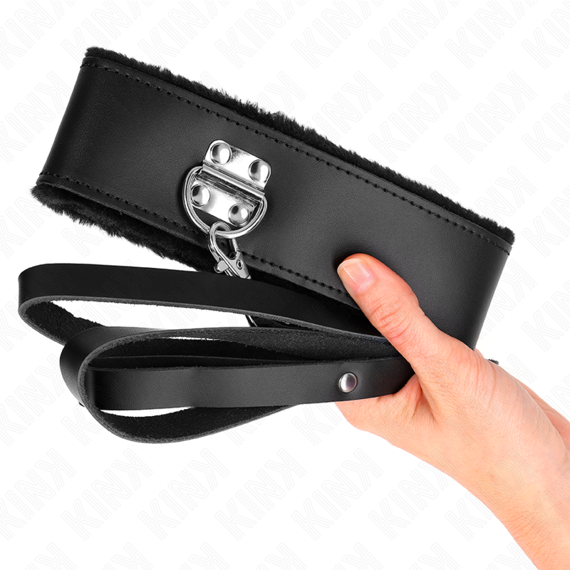 Kinknecklace With Belt 116 Cm With Black Leather Strap Adjustable 40-48 Cm X 6 Cm | Niks.fi verkkokauppa