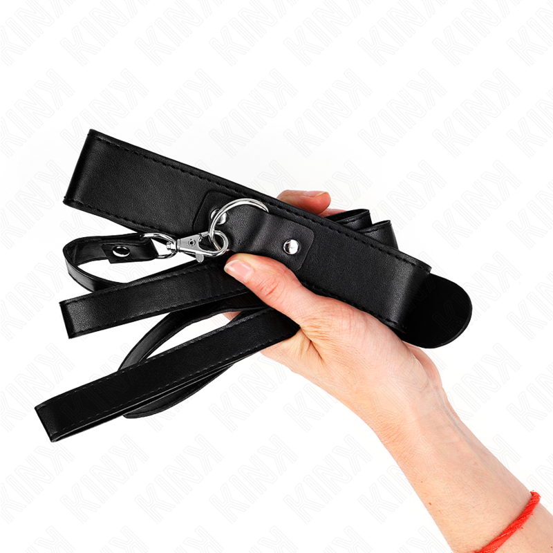 Kinknecklace With Belt 116 Cm Black Strap Adjustable 32-50 Cm X 8 Cm | Niks.fi verkkokauppa