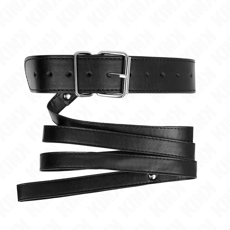 Kinknecklace With Belt 116 Cm Black Strap Adjustable 32-50 Cm X 8 Cm | Niks.fi verkkokauppa