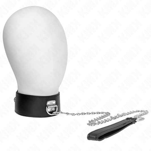 Kinknecklace With Belt 65 Cm With Wide Black Strap Adjustable 33.5-41 Cm X 5 Cm | Niks.fi verkkokauppa