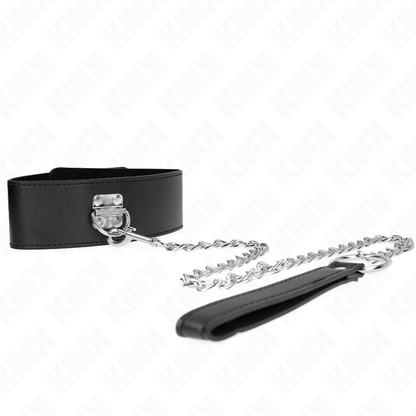 Kinknecklace With Belt 65 Cm With Wide Black Strap Adjustable 33.5-41 Cm X 5 Cm | Niks.fi verkkokauppa