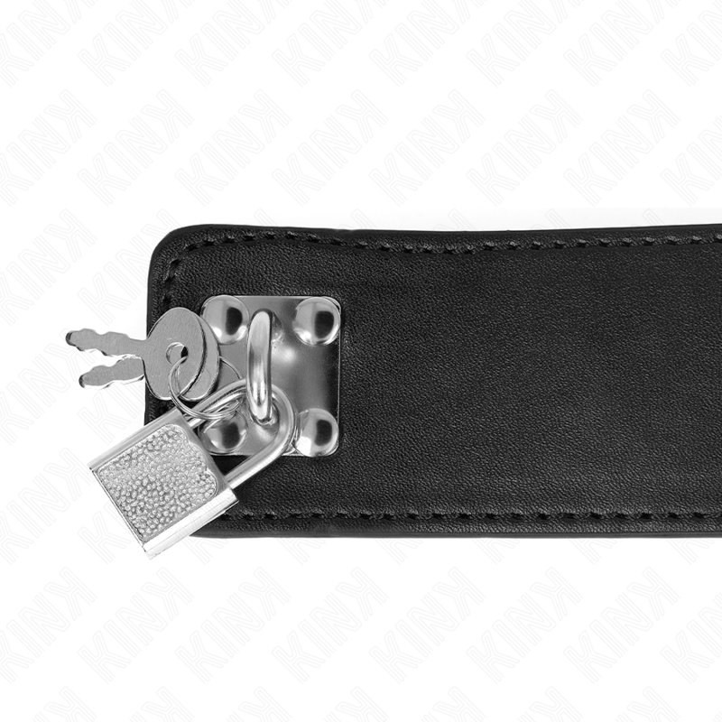 Kinknecklace With Belt 65 Cm With Wide Black Strap Adjustable 33.5-41 Cm X 5 Cm | Niks.fi verkkokauppa