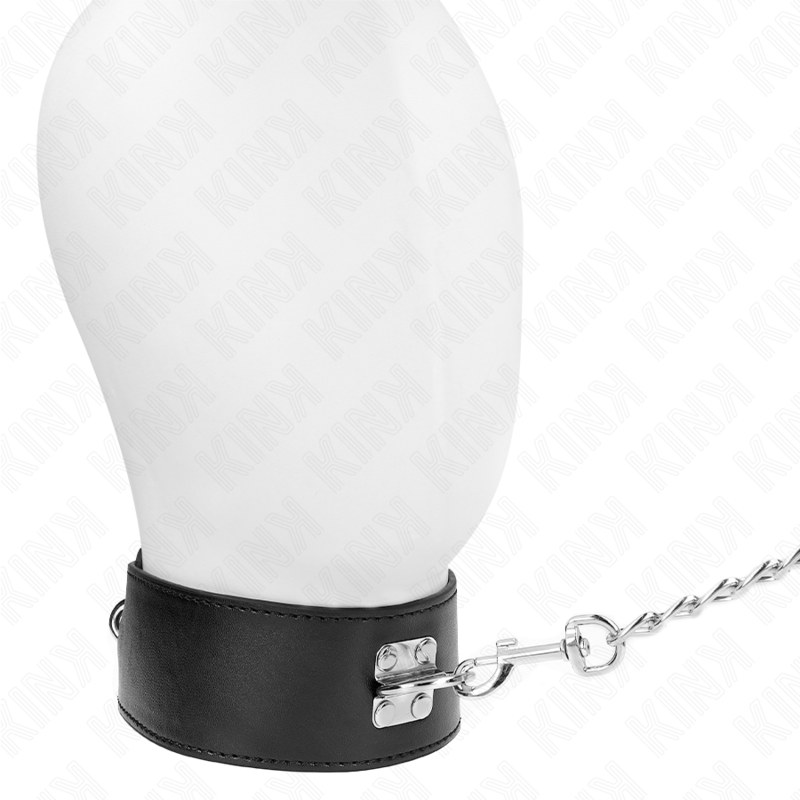 Kinknecklace With Belt 65 Cm With Wide Black Strap Adjustable 33.5-41 Cm X 5 Cm | Niks.fi verkkokauppa