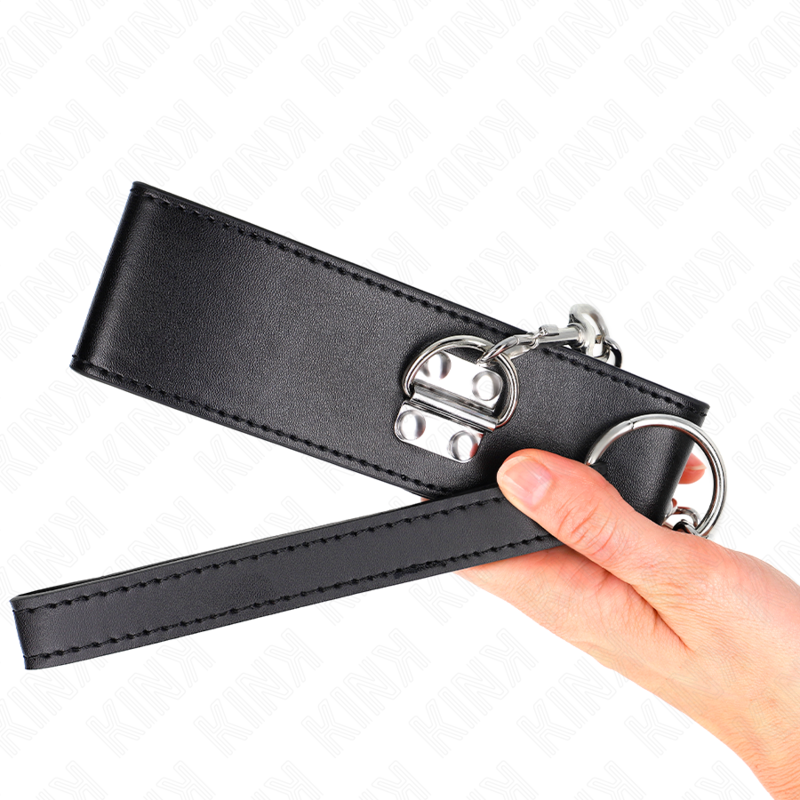 Kinknecklace With Belt 65 Cm With Wide Black Strap Adjustable 33.5-41 Cm X 5 Cm | Niks.fi verkkokauppa