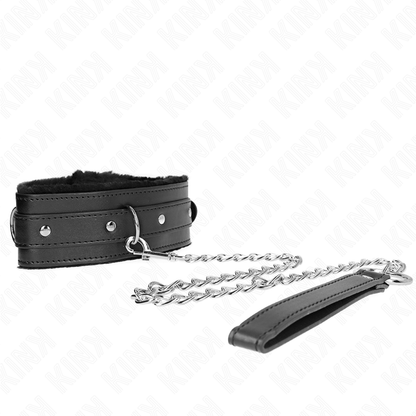 Kinkcollar With Leash 65 Cm With Restrictions Black 36-42 Cm X 5.5 Cm | Niks.fi verkkokauppa