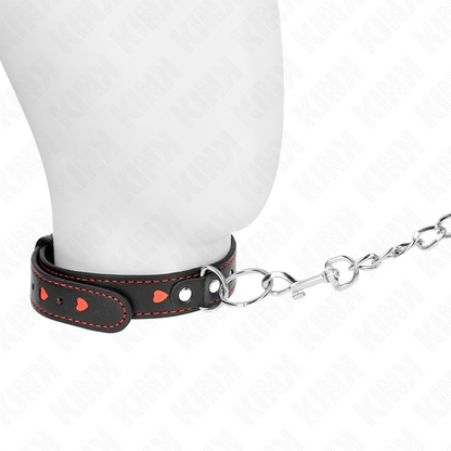 Kinknecklace With Strap 65 Cm Heart Details 52.5 X 2.5 Cm | Niks.fi verkkokauppa
