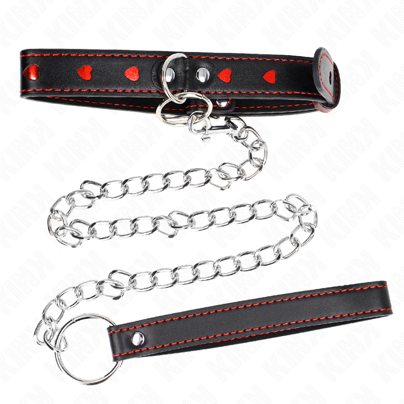 Kinknecklace With Strap 65 Cm Heart Details 52.5 X 2.5 Cm | Niks.fi verkkokauppa