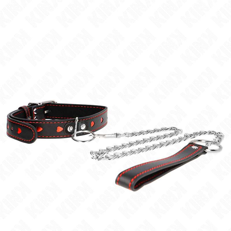 Kinknecklace With Strap 65 Cm Heart Details 52.5 X 2.5 Cm | Niks.fi verkkokauppa