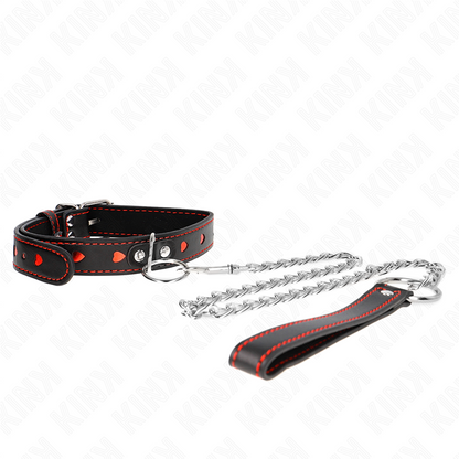 Kinknecklace With Strap 65 Cm Heart Details 52.5 X 2.5 Cm | Niks.fi verkkokauppa