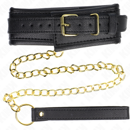 Kinknecklace With Sponge Imitation Leather Strap Model 1 Adjustable 37-54 Cm X 3 Cm | Niks.fi verkkokauppa
