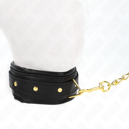 Kinknecklace With Sponge Imitation Leather Strap Model 1 Adjustable 37-54 Cm X 3 Cm | Niks.fi verkkokauppa