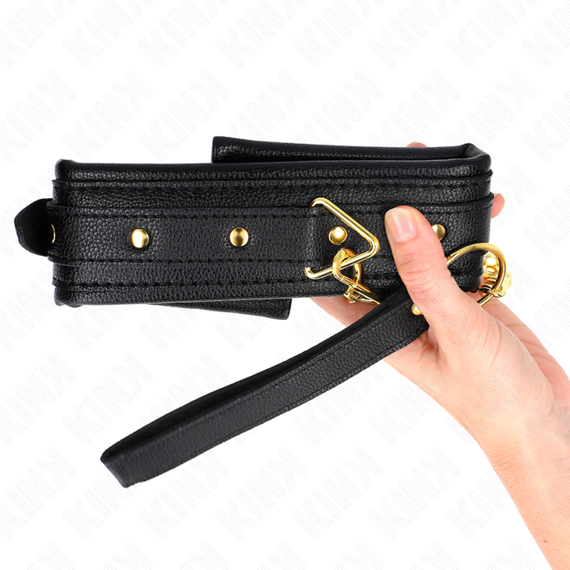 Kinknecklace With Sponge Imitation Leather Strap Model 1 Adjustable 37-54 Cm X 3 Cm | Niks.fi verkkokauppa