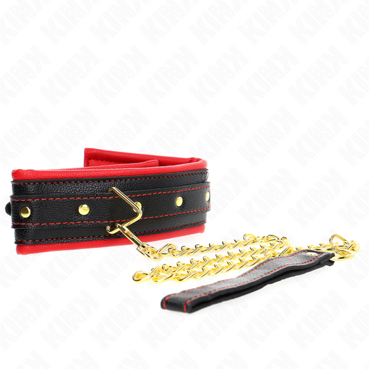 Kinknecklace With Sponge Imitation Leather Strap Model 2 Adjustable 37-54 Cm X 3 Cm | Niks.fi verkkokauppa