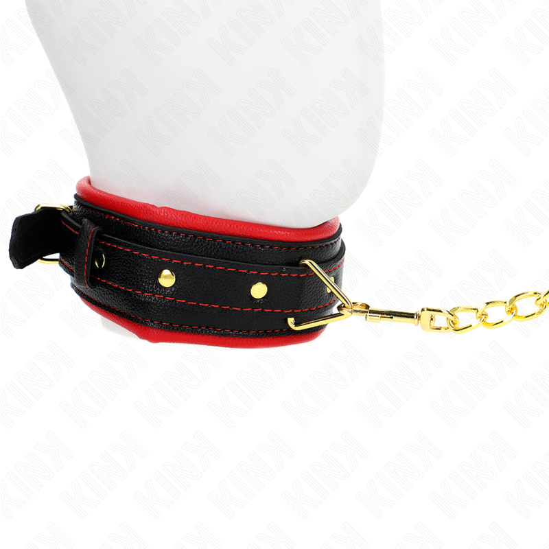 Kinknecklace With Sponge Imitation Leather Strap Model 2 Adjustable 37-54 Cm X 3 Cm | Niks.fi verkkokauppa
