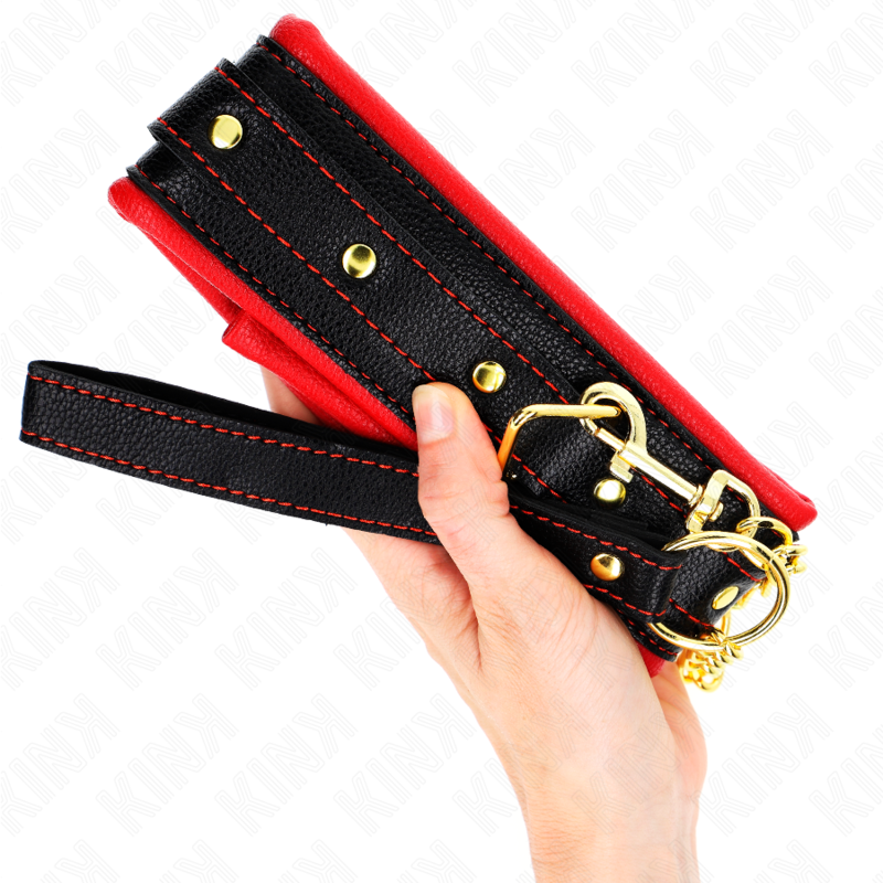 Kinknecklace With Sponge Imitation Leather Strap Model 2 Adjustable 37-54 Cm X 3 Cm | Niks.fi verkkokauppa