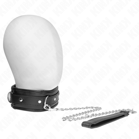 Kinknecklace With Sponge Imitation Leather Strap Model 3 Adjustable 37-54 Cm X 3 Cm | Niks.fi verkkokauppa