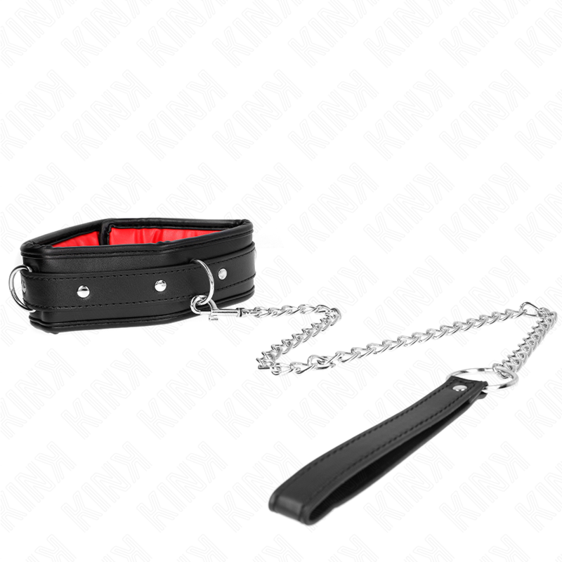 Kinknecklace With Sponge Imitation Leather Strap Model 3 Adjustable 37-54 Cm X 3 Cm | Niks.fi verkkokauppa