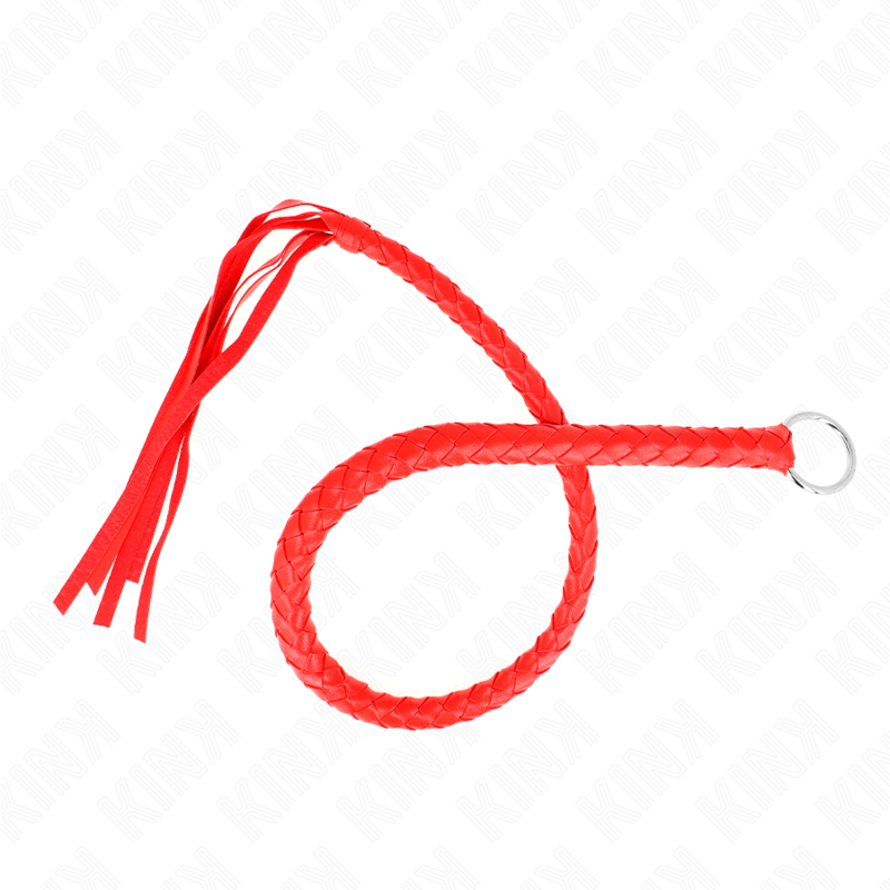 Kinksnake Whip With Red Hand Ring 65 Cm | Niks.fi verkkokauppa