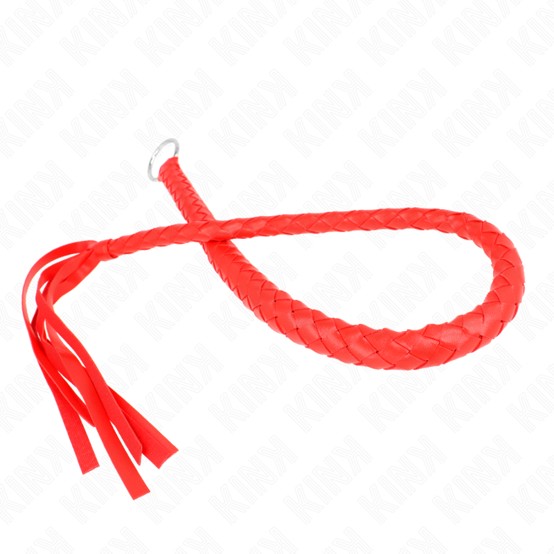 Kinksnake Whip With Red Hand Ring 65 Cm | Niks.fi verkkokauppa