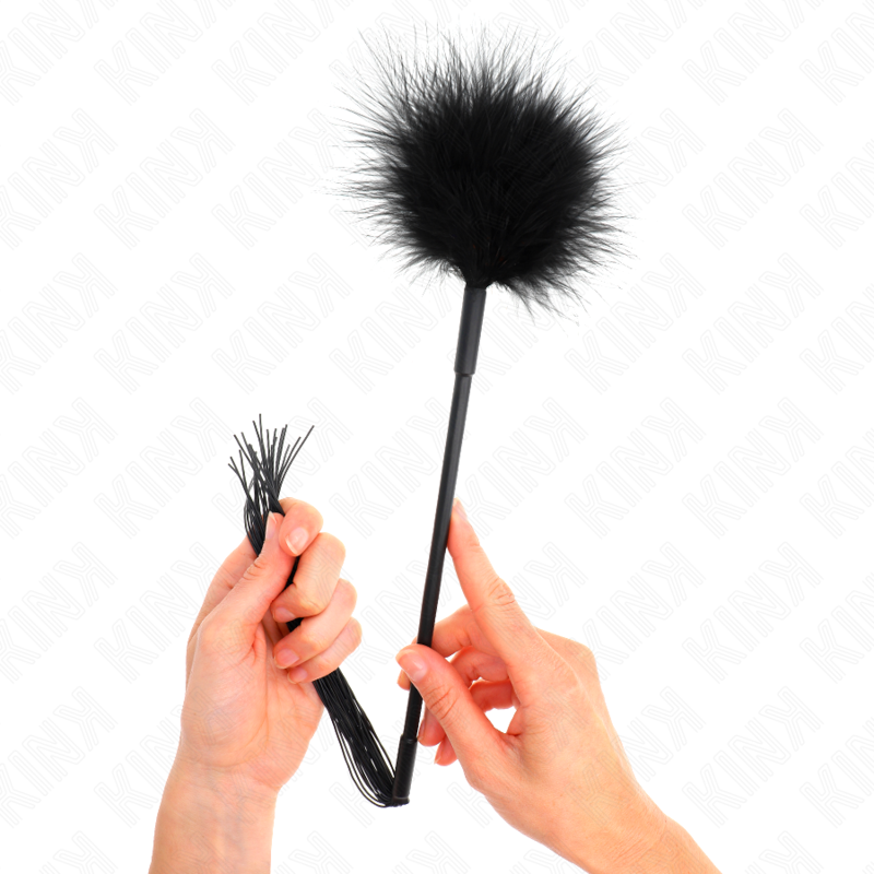 Kinksilicone Whip With Feathers For Tickle 47 Cm | Niks.fi verkkokauppa