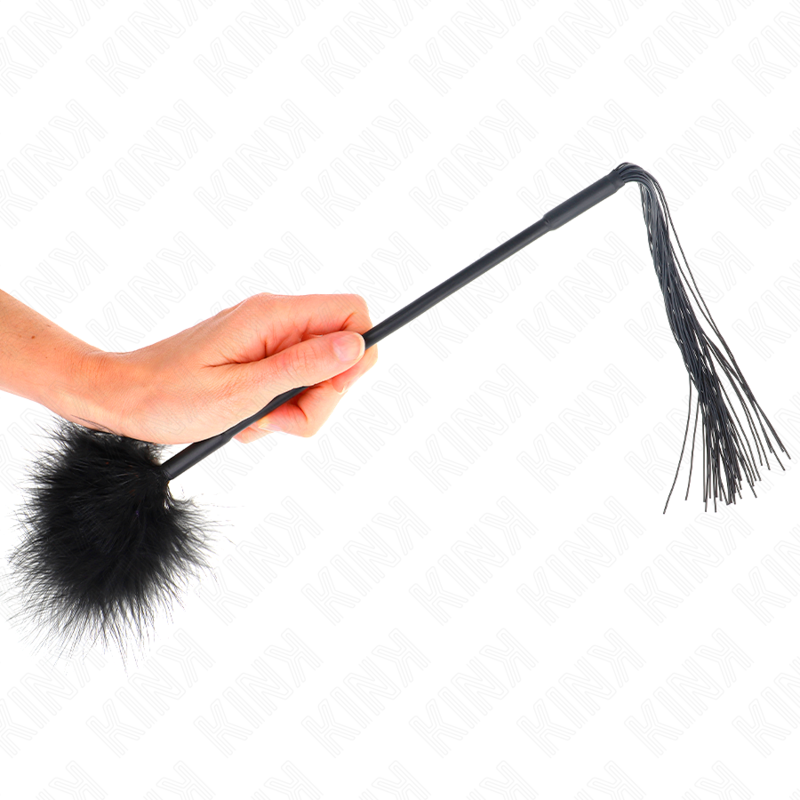 Kinksilicone Whip With Feathers For Tickle 47 Cm | Niks.fi verkkokauppa